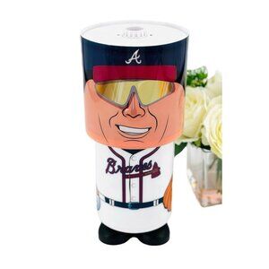 RARE Atlanta Braves MLB Baseball Night Light Projector Desk Lamp USB AAA